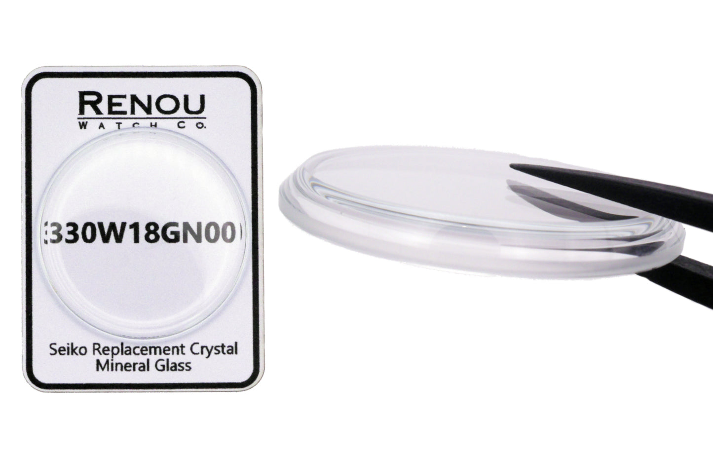 Seiko 330W18GN00 Crystal – Replacement for 6139 Chronograph Models