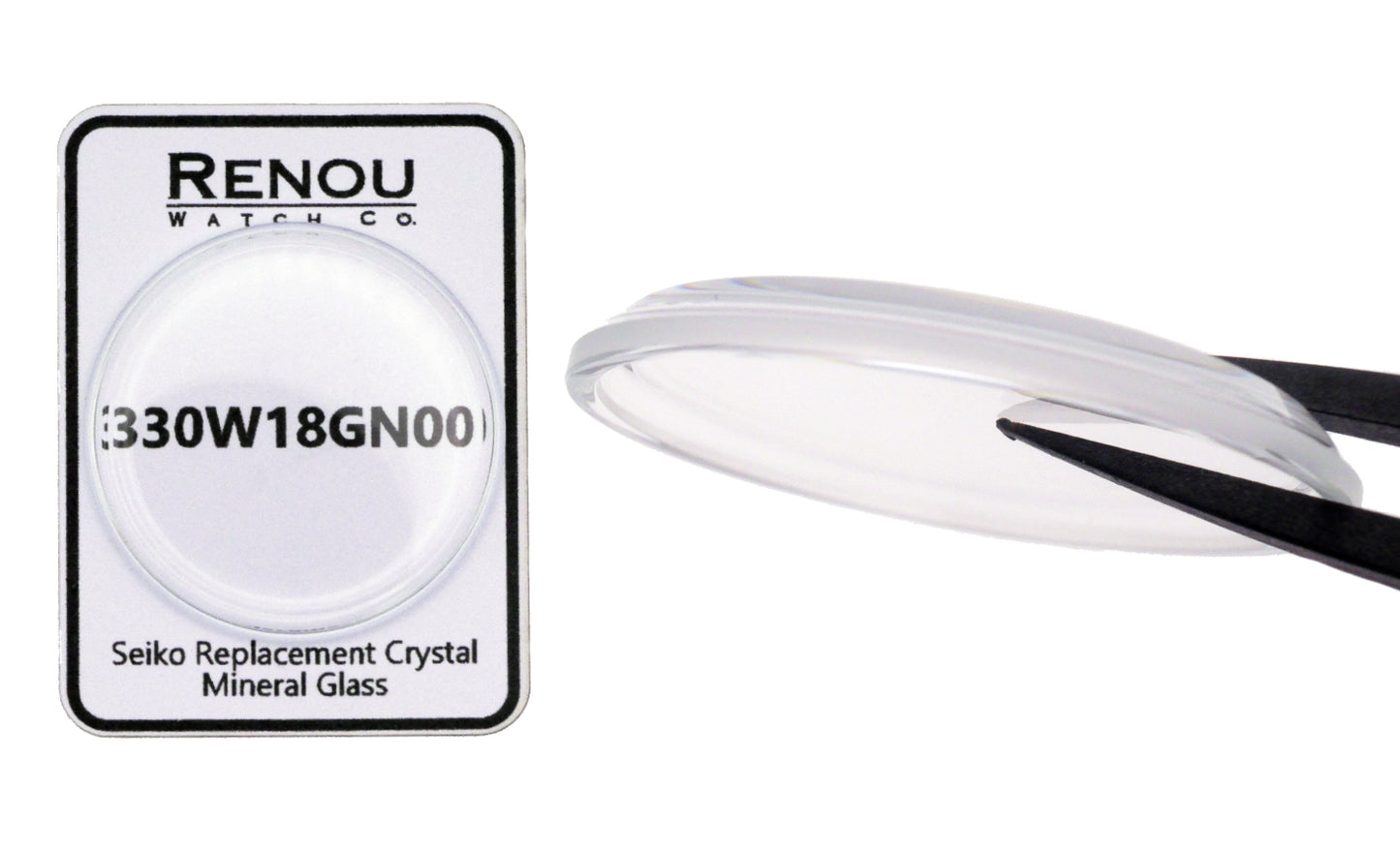 Seiko 330W18GN00 Crystal – Replacement for 6139 Chronograph Models