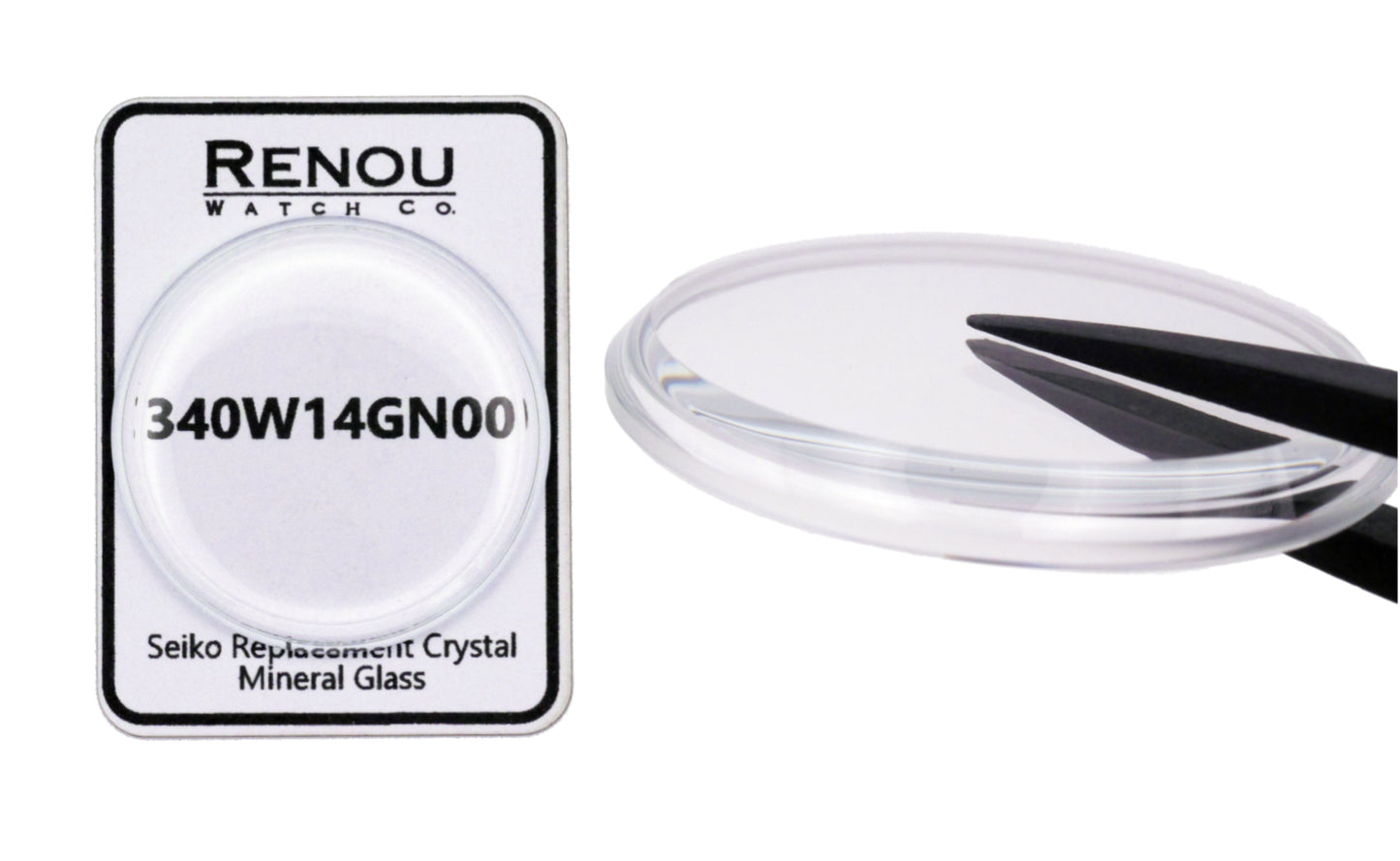 Seiko 340W14GN00 Crystal – Replacement for 6138 & 6139 Chronograph Models