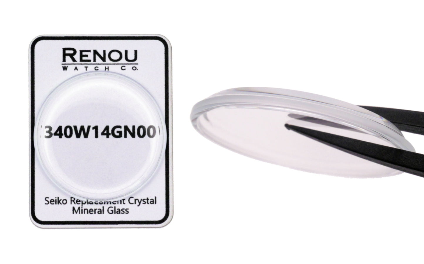 Seiko 340W14GN00 Crystal – Replacement for 6138 & 6139 Chronograph Models