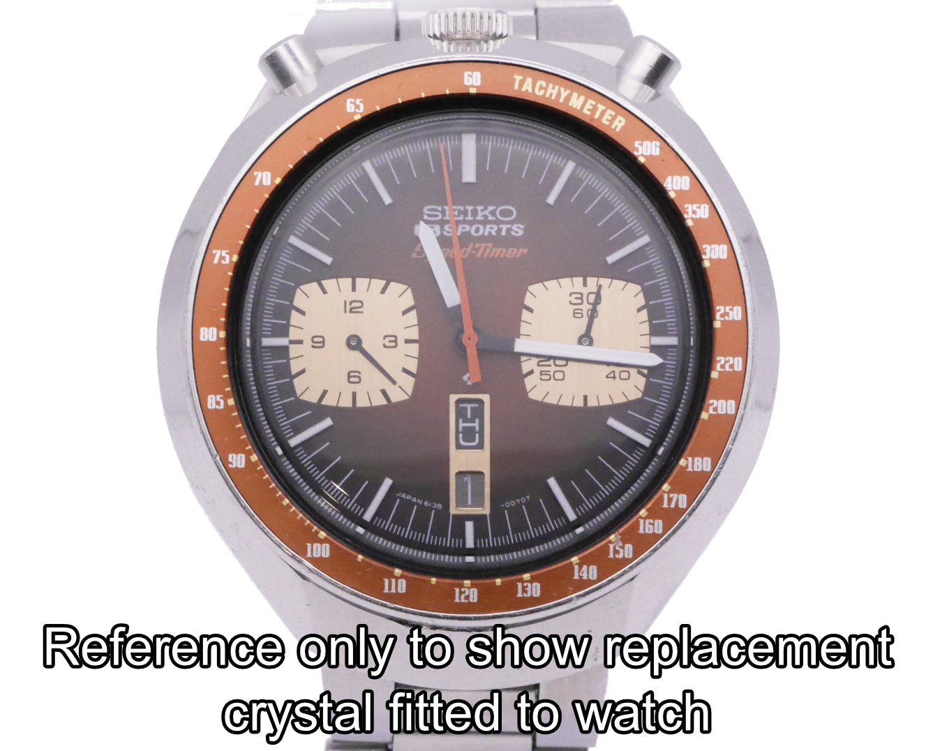 Seiko 340W14GN00 Crystal – Replacement for 6138 & 6139 Chronograph Models