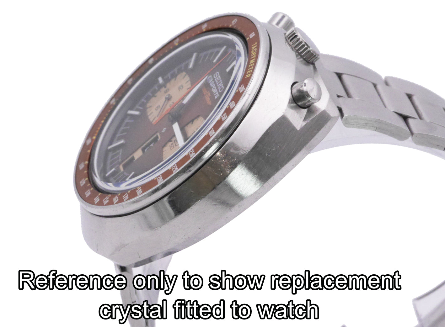 Seiko 340W14GN00 Crystal – Replacement for 6138 & 6139 Chronograph Models