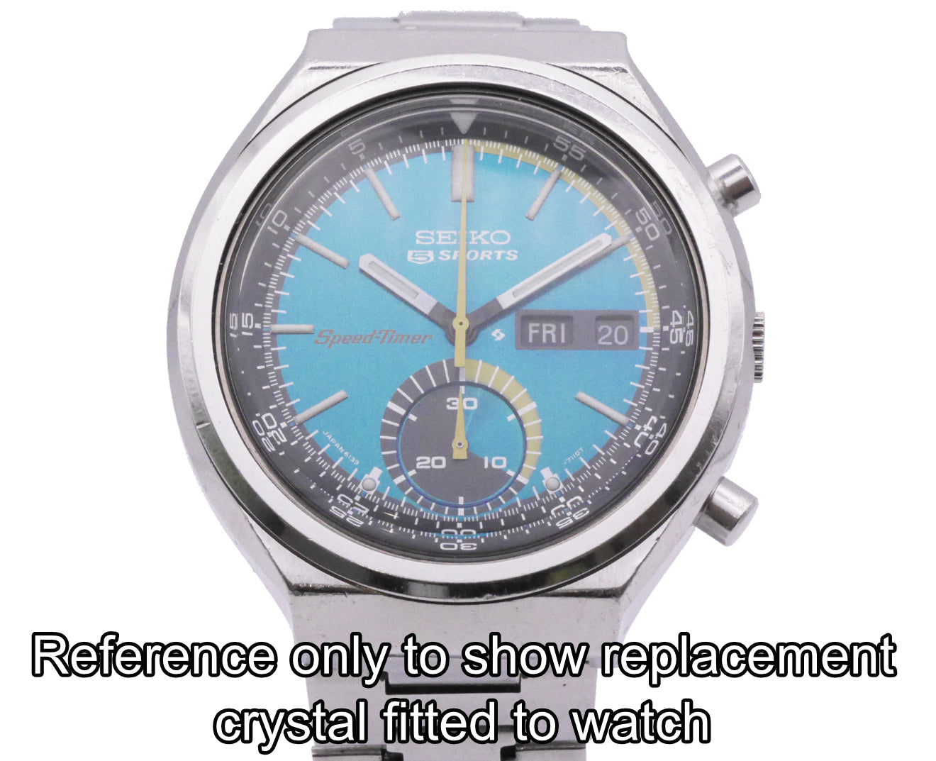 Seiko 340W14GN00 Crystal – Replacement for 6138 & 6139 Chronograph Models