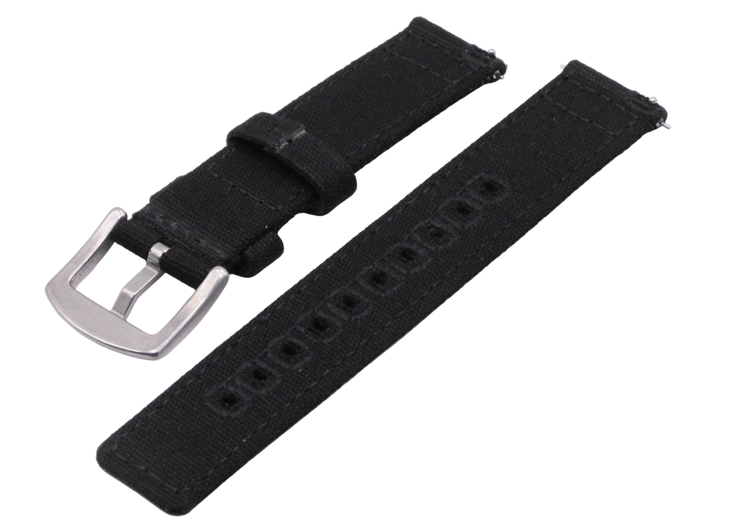Canvas Sports/Field Watch Strap in 18mm, 19mm, 20mm & 22mm | Durable Canvas