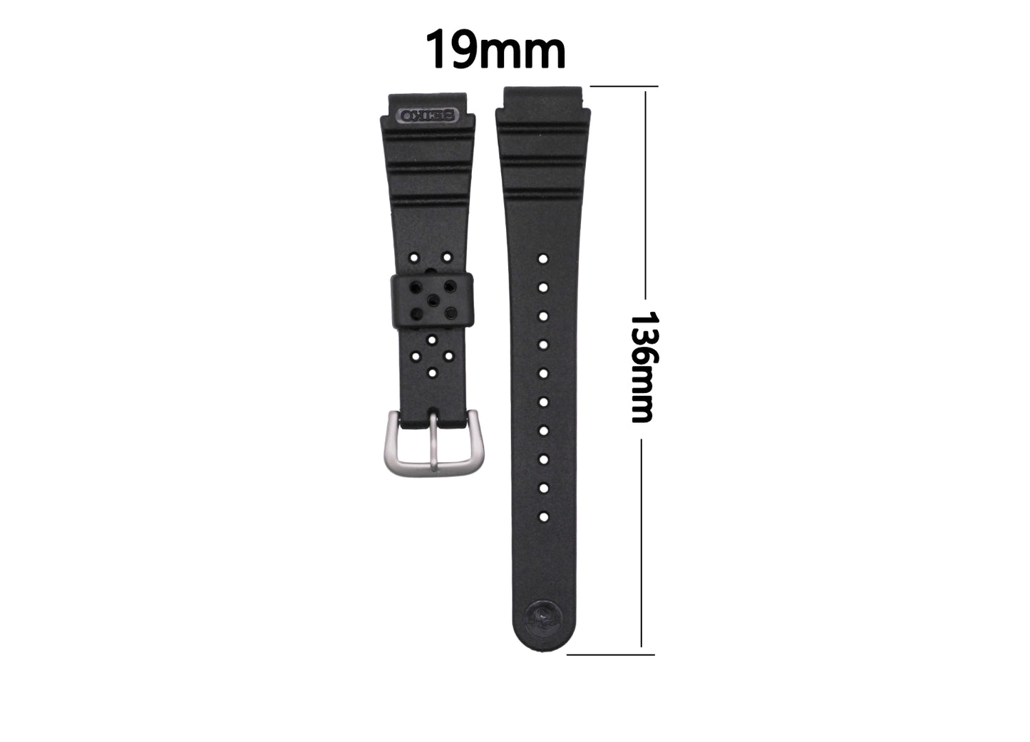 Genuine Seiko DAL3BP 19mm Diver’s Strap – Fits Seiko 6105-8000 & 6105-8110