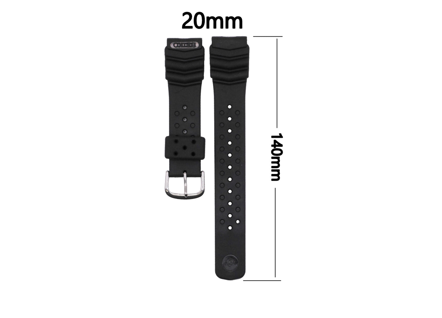 Genuine Seiko DB70BP 20mm Diver’s Strap – Fits Seiko Monster & SKX