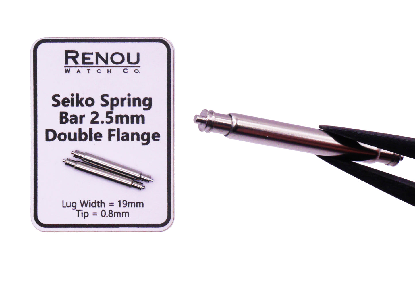Pair of Seiko Spring Bars – 19mm Lug Width