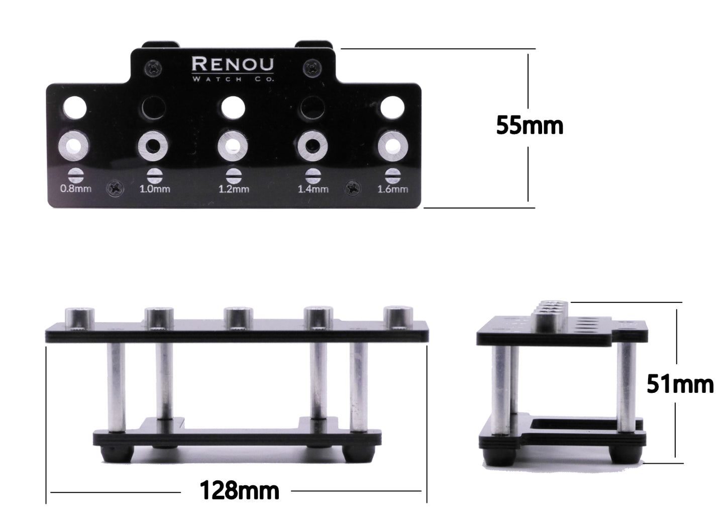 5-Piece Watchmaker’s Screwdriver Set with Stand