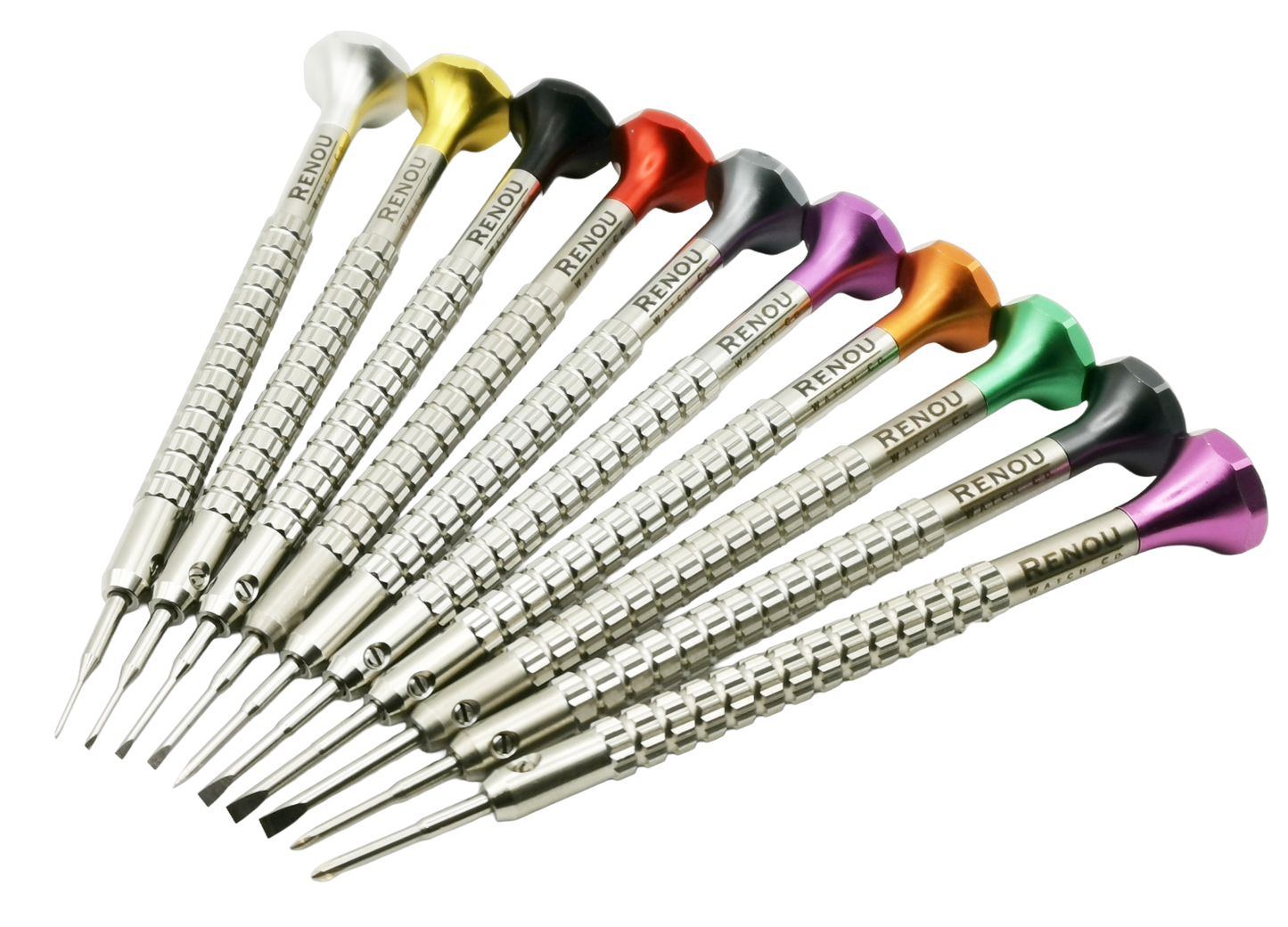 10-Piece Watchmaker’s Screwdriver Set (Flat Head & Phillips Head)