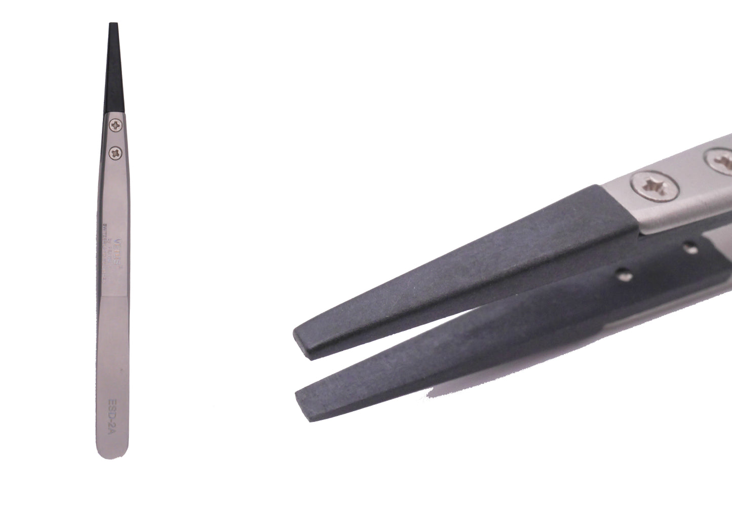 4-Piece Watchmaker's Tweezer set (Sizes No.2, No.3, No.5, No.2A ESD)