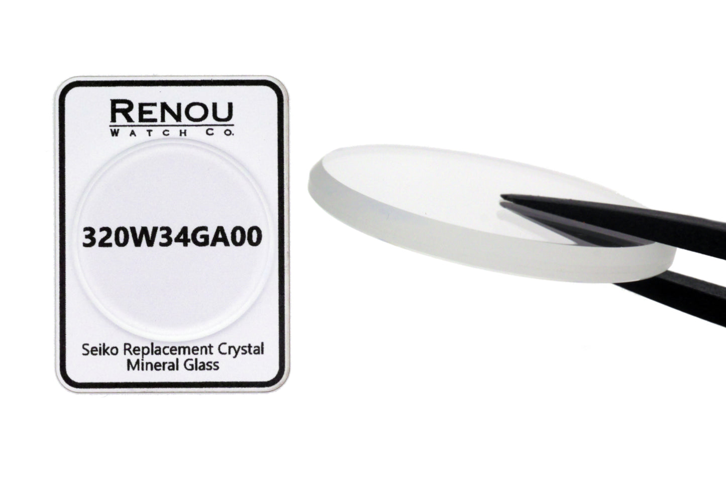 Seiko 320W34GA00 Crystal – Replacement for 6306, 6309, and 7548 Diver's Models
