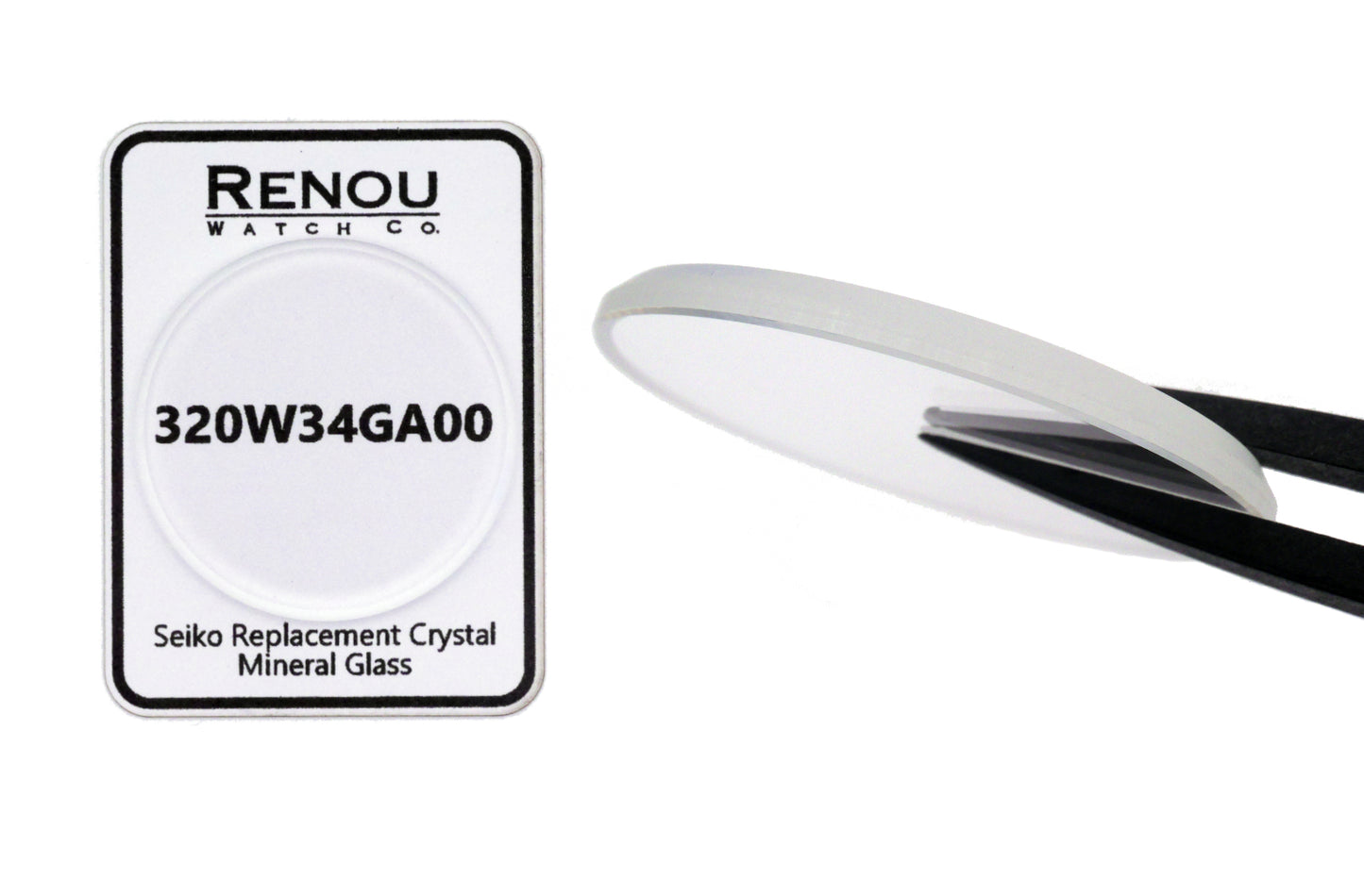 Seiko 320W34GA00 Crystal – Replacement for 6306, 6309, and 7548 Diver's Models