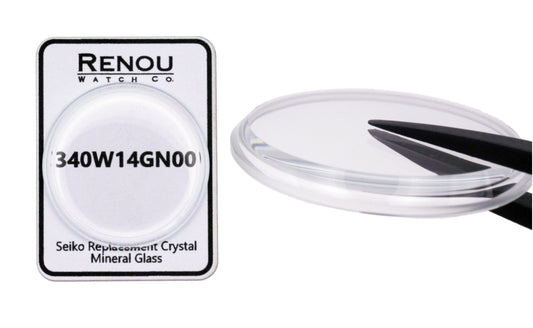 Seiko 340W14GN00 Crystal – Replacement for 6138 & 6139 Chronograph Models