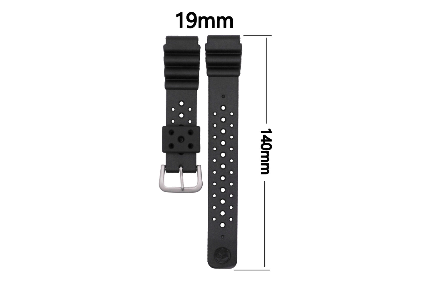 Genuine Seiko DAL2BP 19mm Diver’s Strap – Fits Seiko 6105-8000 & 6105-8110