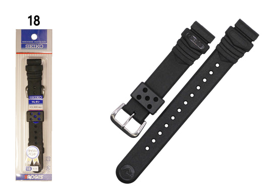 Genuine Seiko DAR7BP 18mm Diver’s Strap – Fits Seiko SilverWave J12082