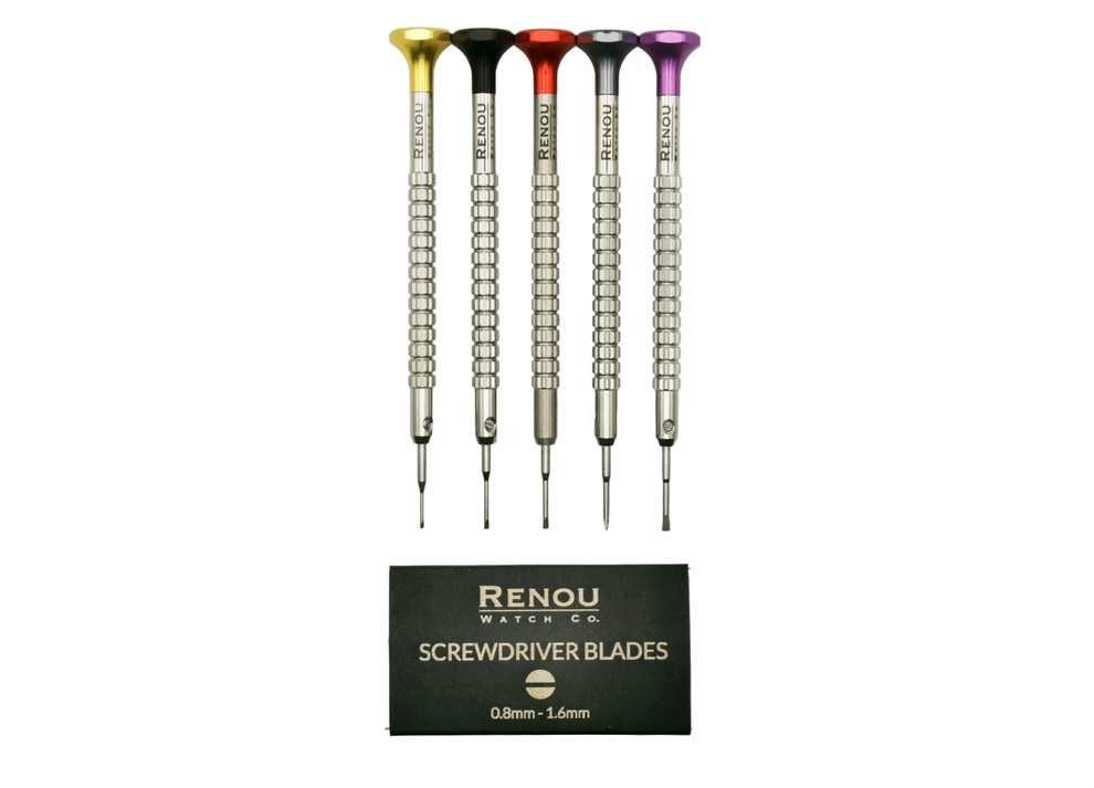 5-Piece Watchmaker’s Screwdriver Set – Renou Watch Co.